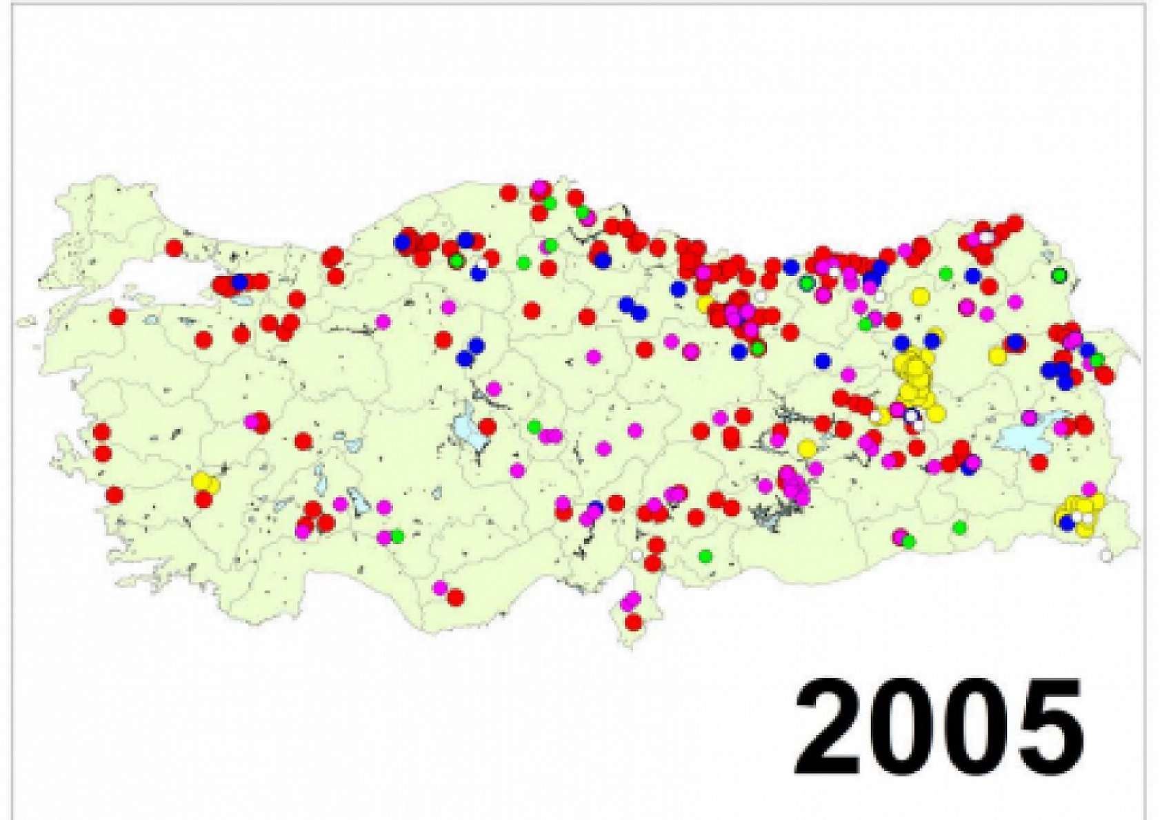 Türkiye'nin Afet Haritası Yayımlandı..! İşte Yıl Yıl Afetin İzleri...!