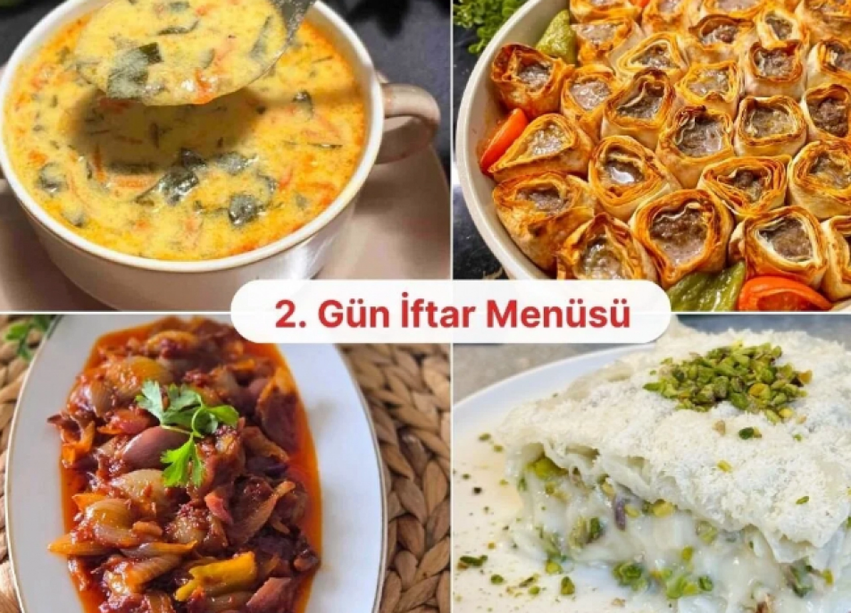 Malatya'da iftar sofrası telaşı başladı: Ramazan'ın 2. Gününde işte iftar menüsü