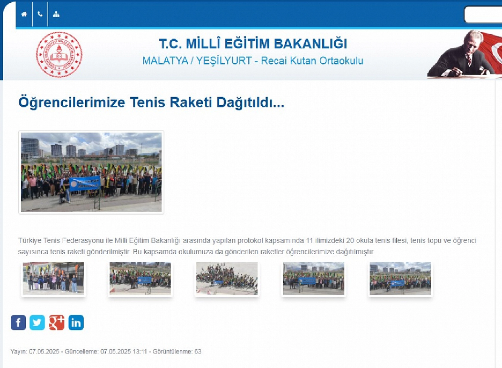 Malatya'da velilere şok mesaj: Federasyon hediye etti, okul yönetimi geri istedi..!
