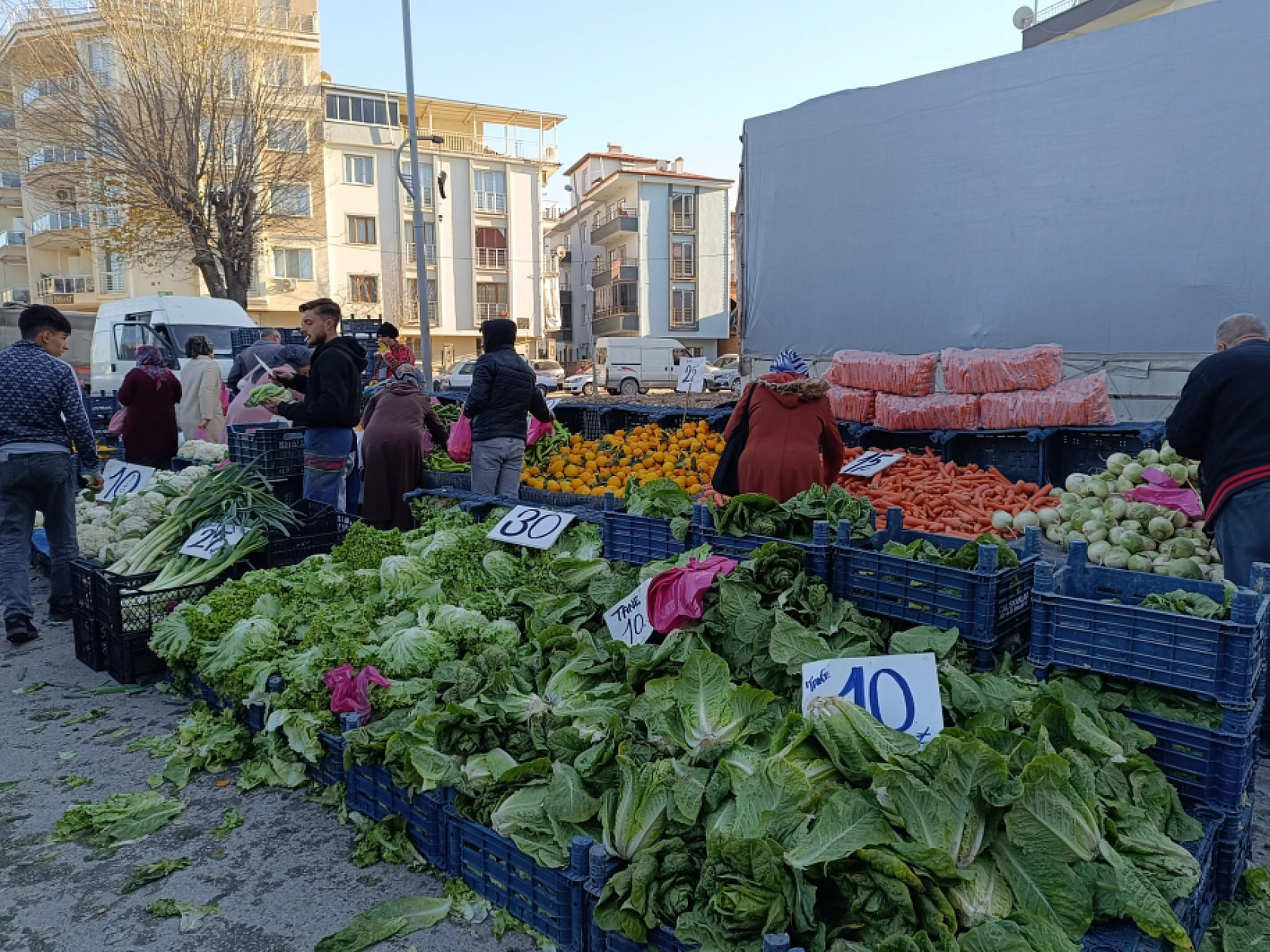 Malatya'da soğuk hava pazar fiyatını uçurdu: Domates, salatalık 50 lira…