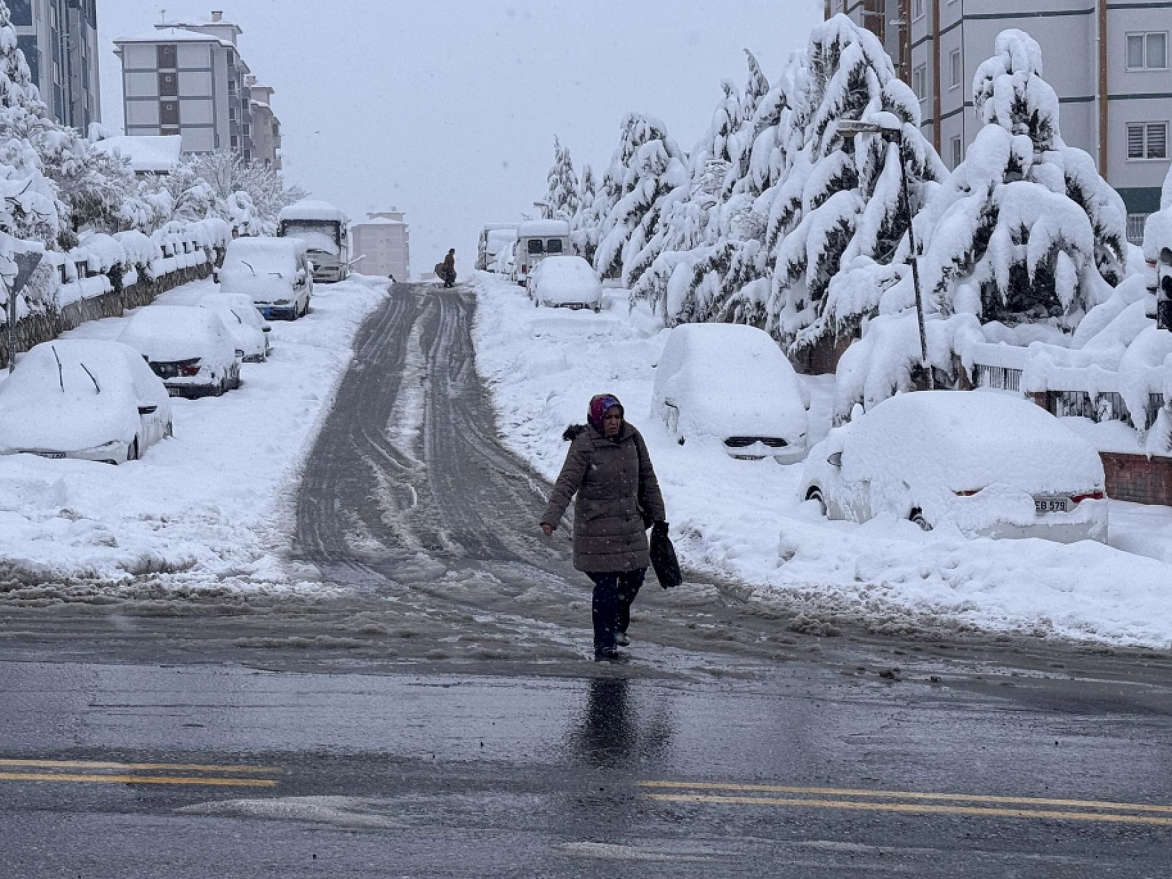 Malatya'nın O İlçesi Beyaza Büründü