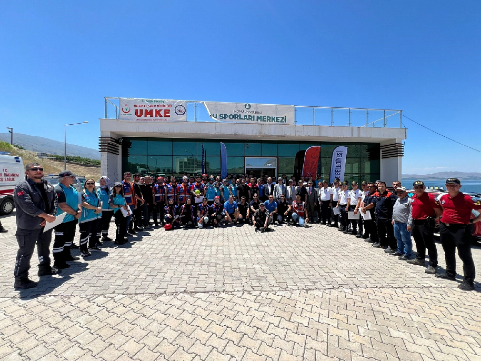 Malatya'da UMKE tatbikatı nefesleri kesti