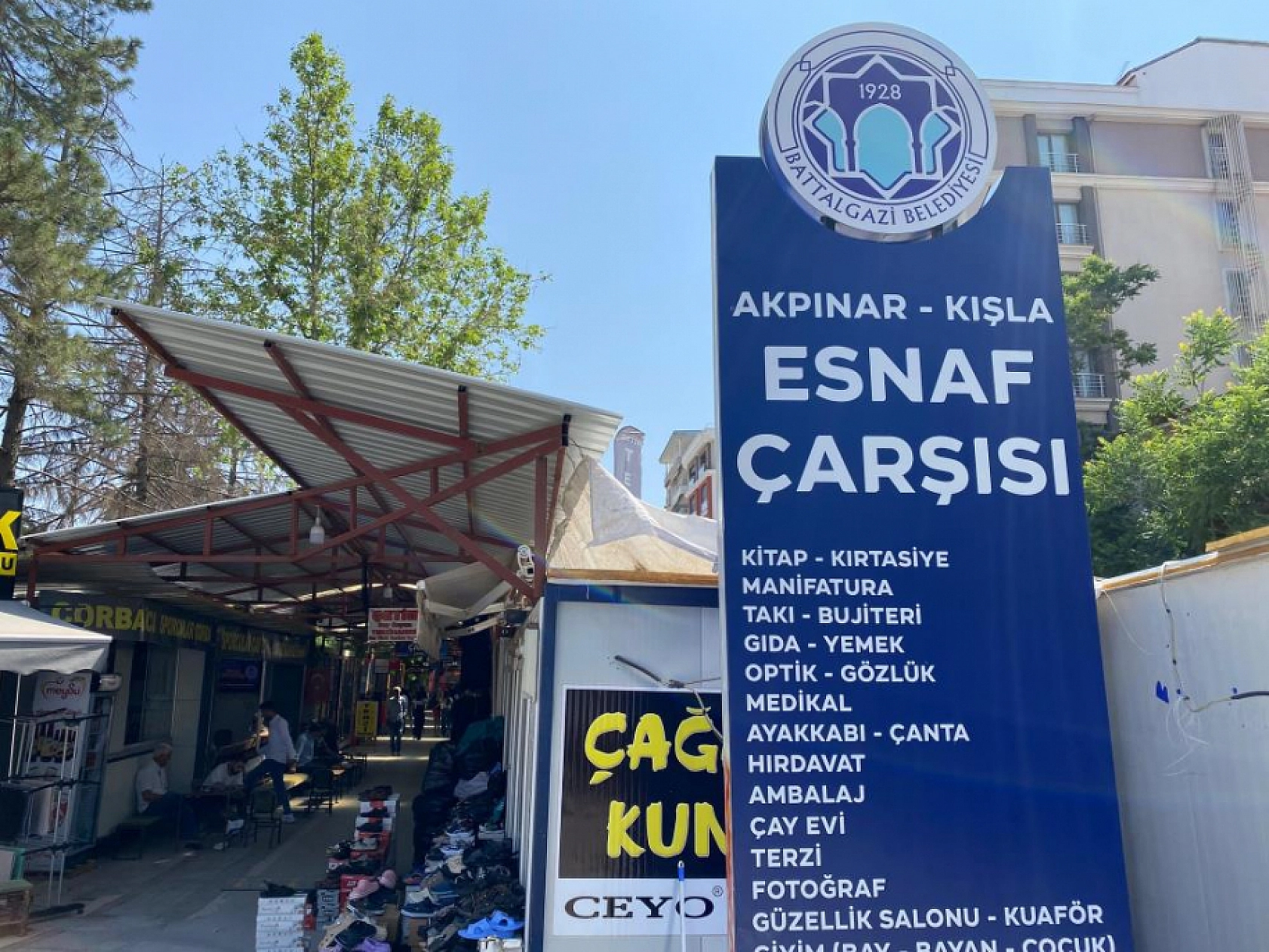 Kanalboyu konteyner çarşı esnafın ve halkın gözdesi oldu!