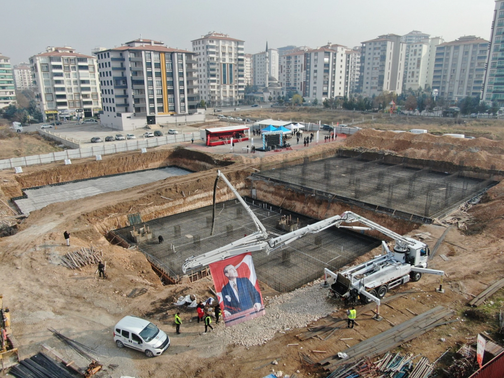 Malatya'da Temeli Atıldı: 8 Bin 100 Metrekarelik Alana İnşa Edilecek