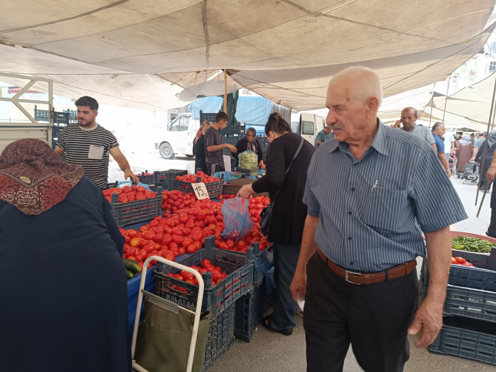 Malatya'da sebze ucuzladı, alışveriş torbaları doldu!