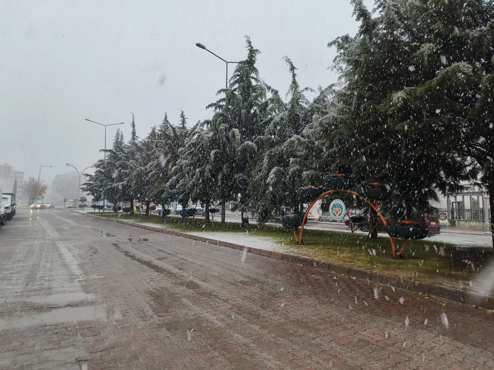 Malatya'da Kar Yağışı Başladı