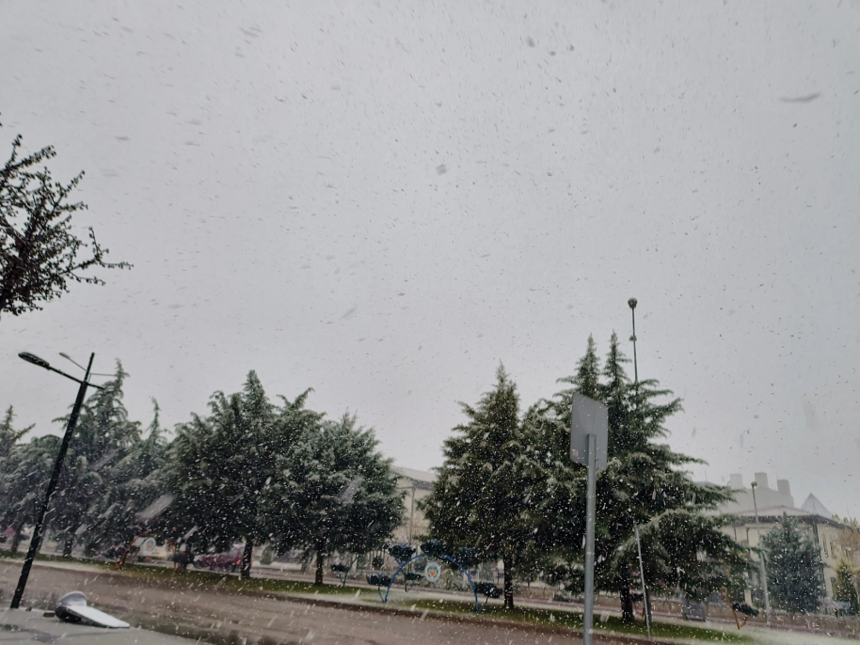 Malatya'da Kar Yağışı Başladı