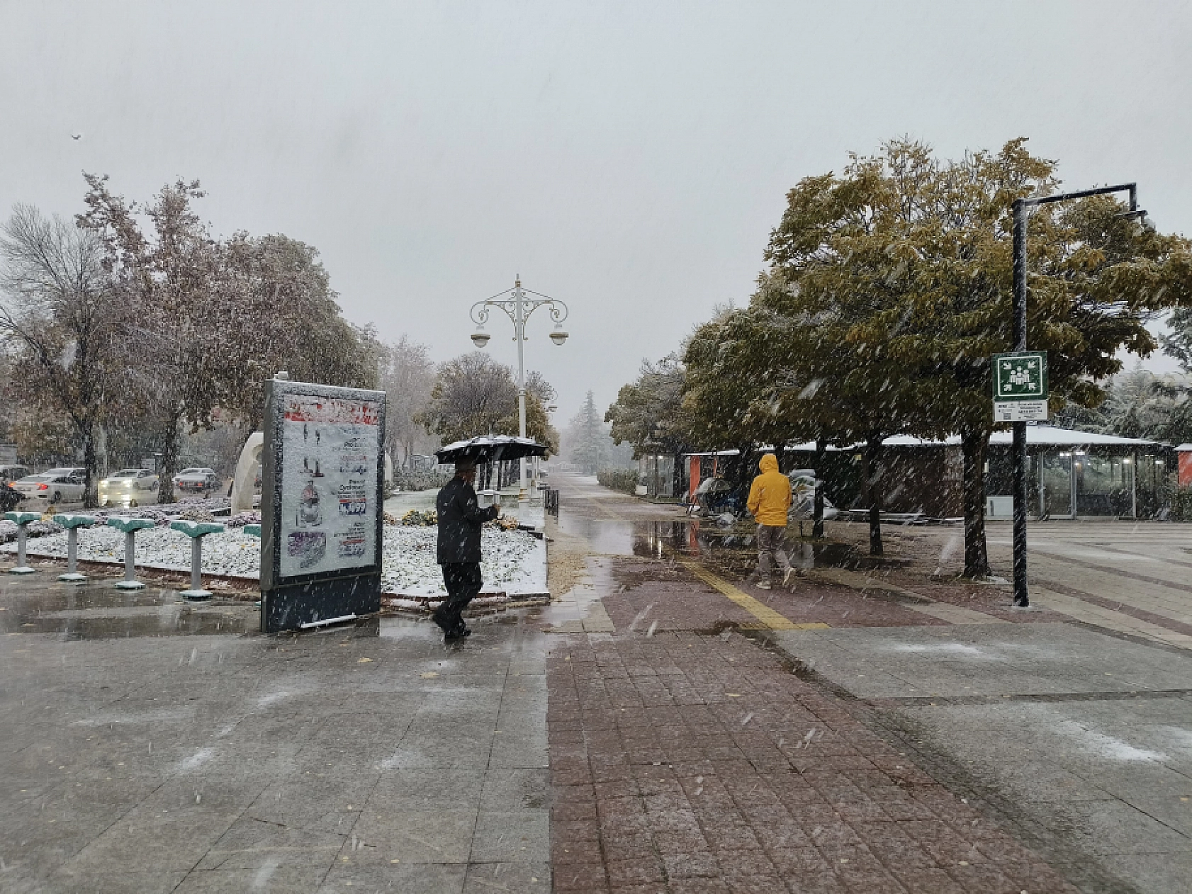 Malatya'da Kar Yağışı Başladı