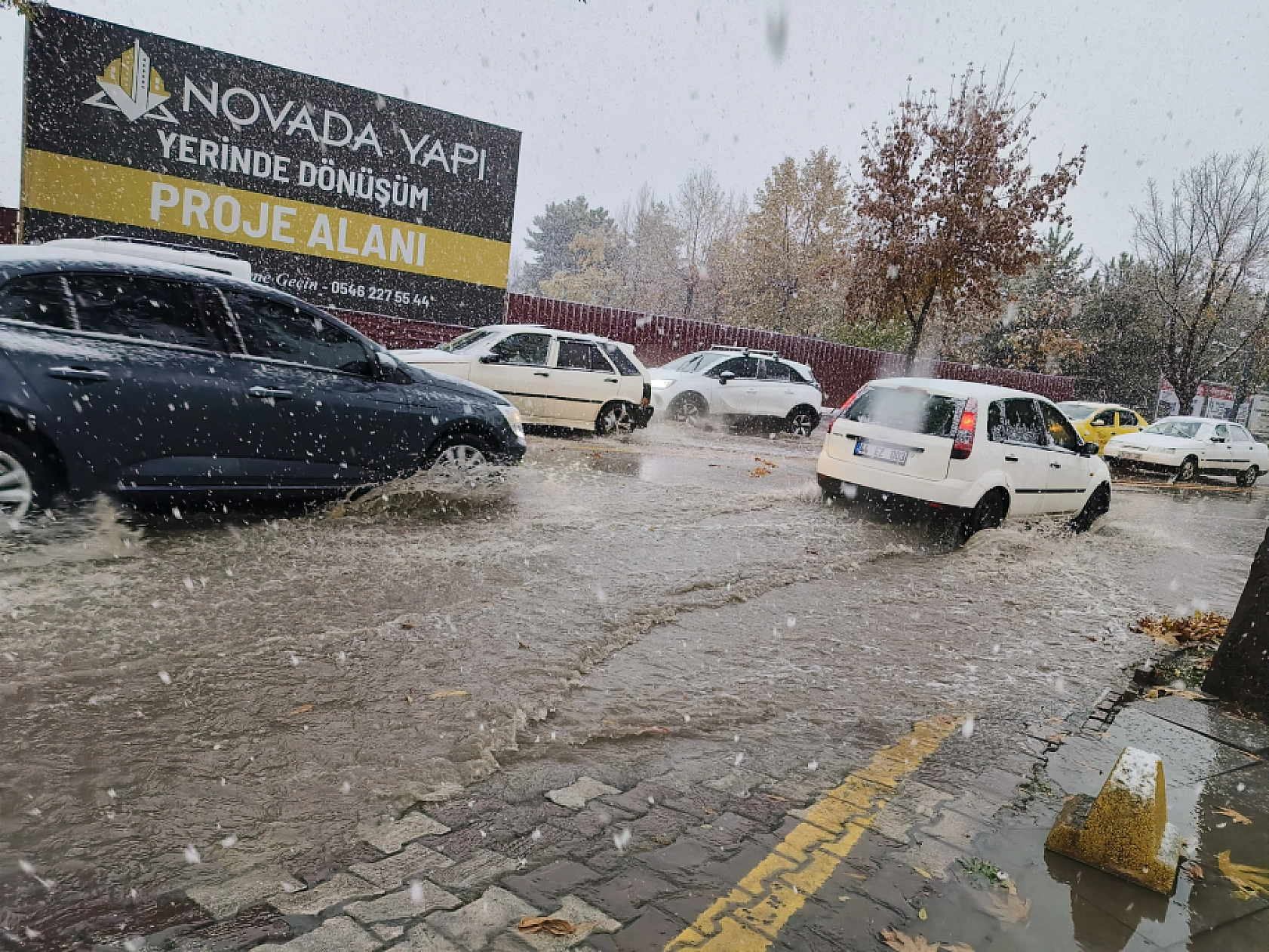 Malatya'da Kar Yağışı Başladı