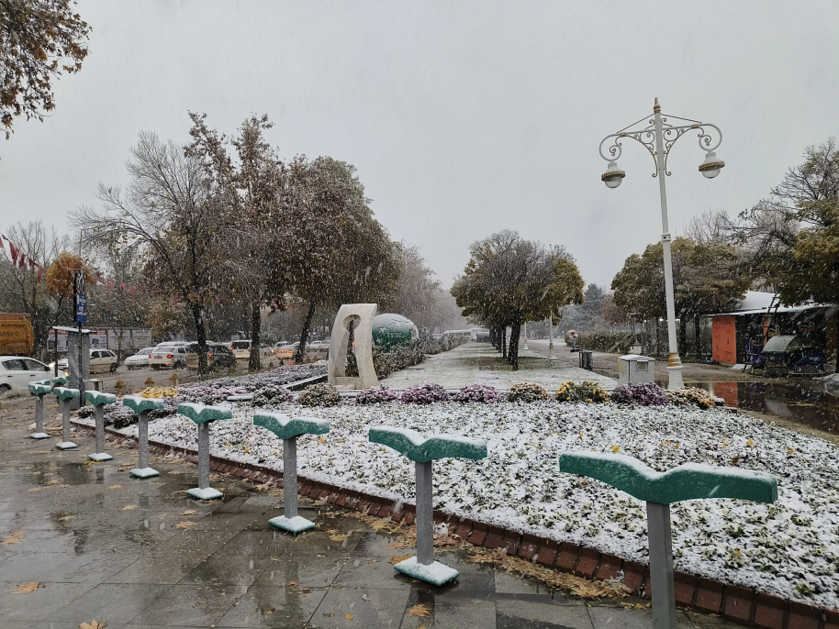 Malatya'da Kar Yağışı Başladı