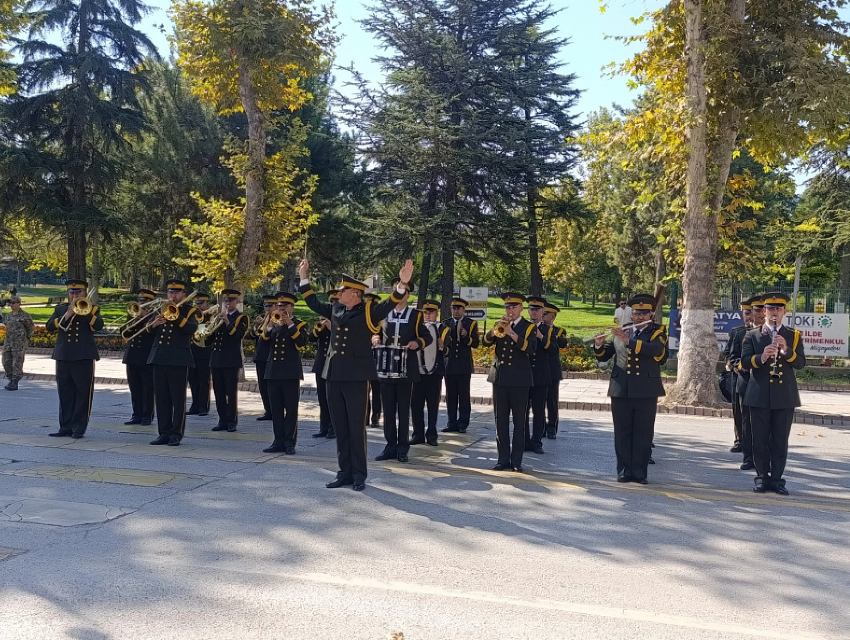 İnönü Caddesi'nde 30 Ağustos provası