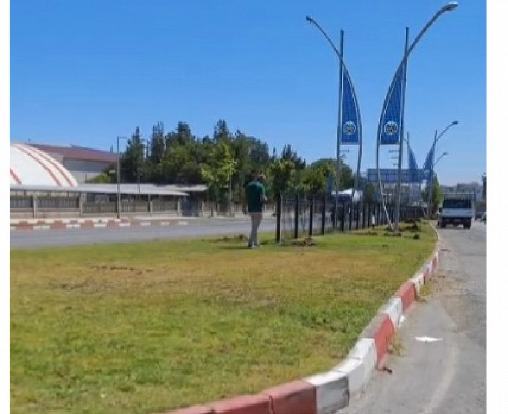 Malatya'da sessiz katliam! Refüjdeki ağaçlar yerinden söküldü!