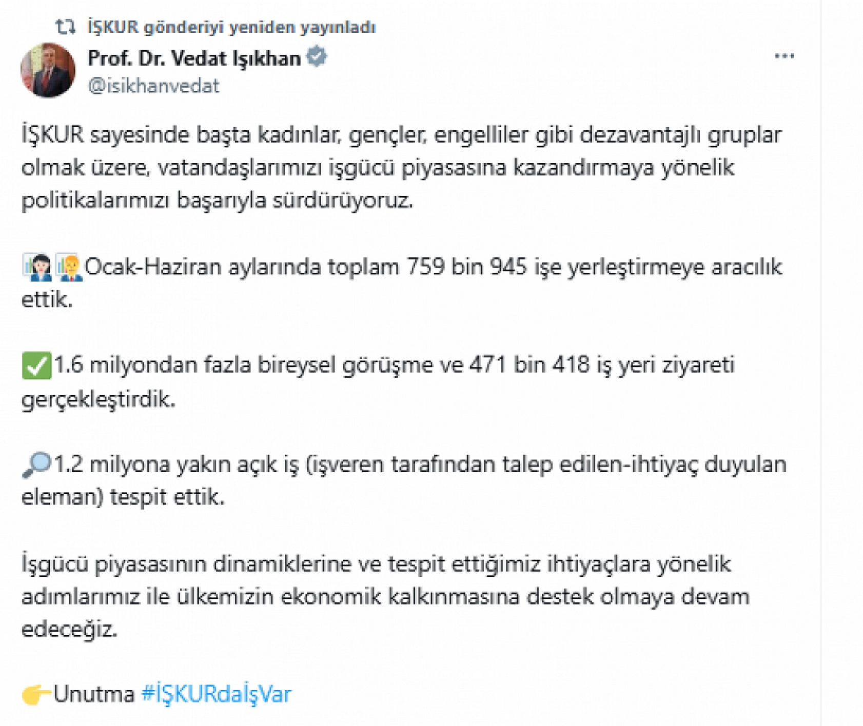 Bakan Duyurdu: İŞKUR Verileri Şaşırttı | Sayısı 1 Milyonu Aştı?