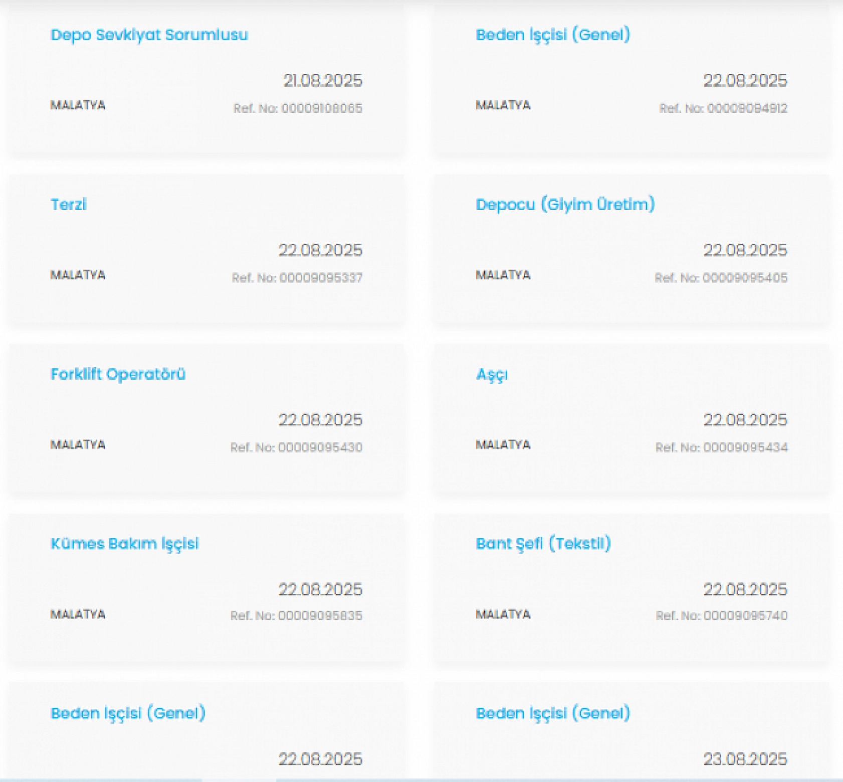 İŞKUR'dan Malatya'ya istihdam atağı: Onlarca meslek dalında personel alımı başladı