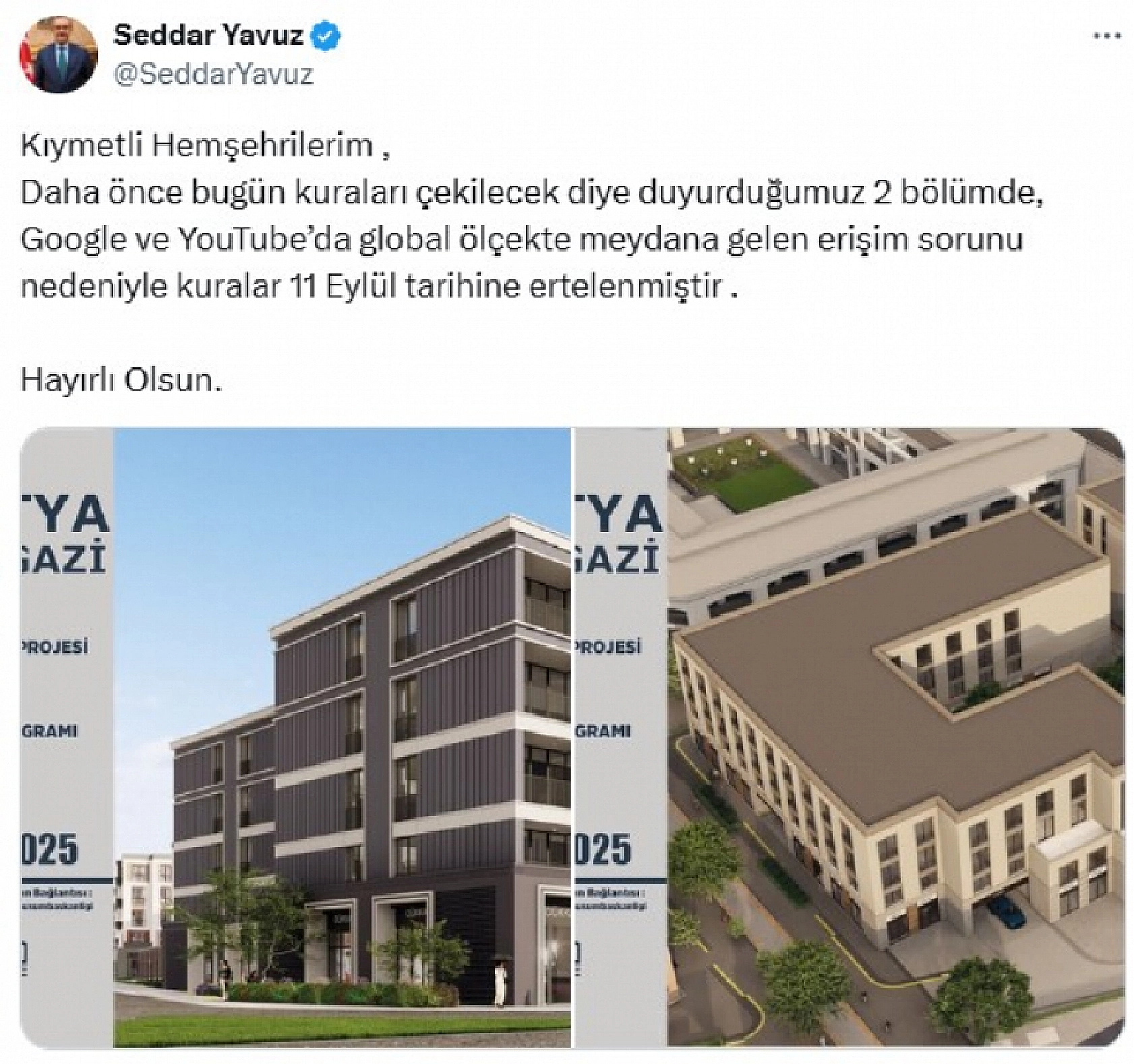 Malatya Valisi duyurdu: Çarşı Projesi'nin kura çekimi için yeni tarih belli oldu!