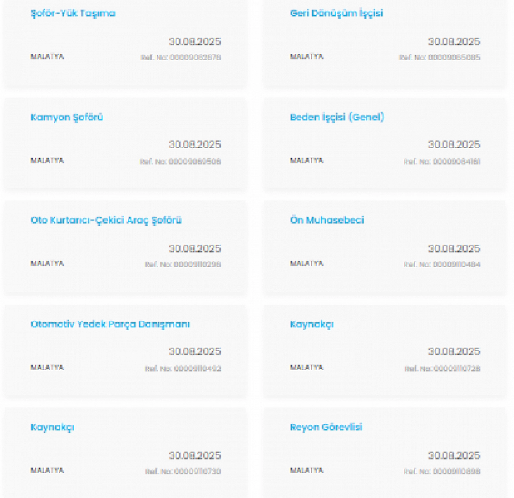 İŞKUR'dan Malatya'ya istihdam atağı: Onlarca meslek dalında personel alımı başladı