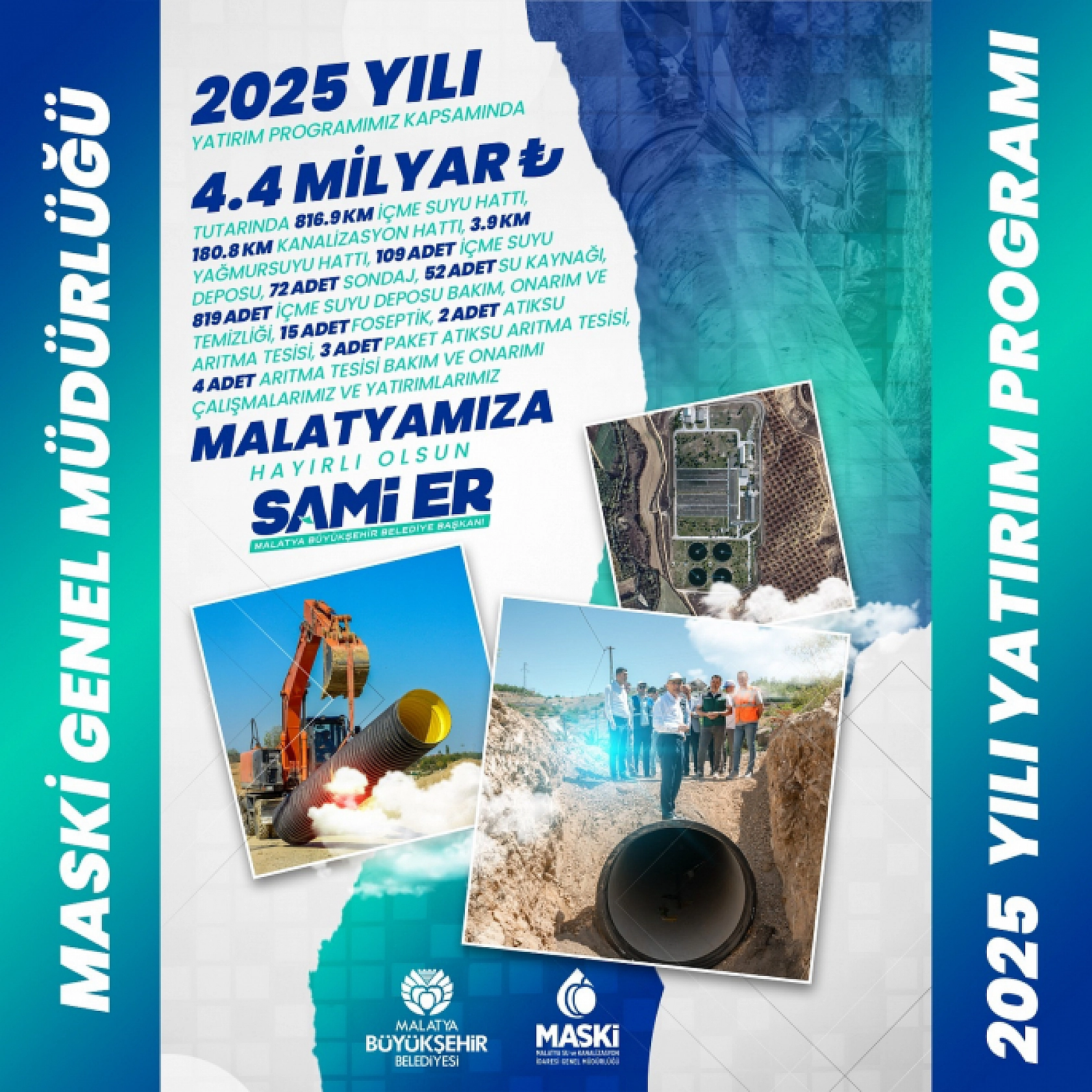 Malatya Su Krizine Karşı Yatırım: 4.4 Milyar TL'lik Hamle…