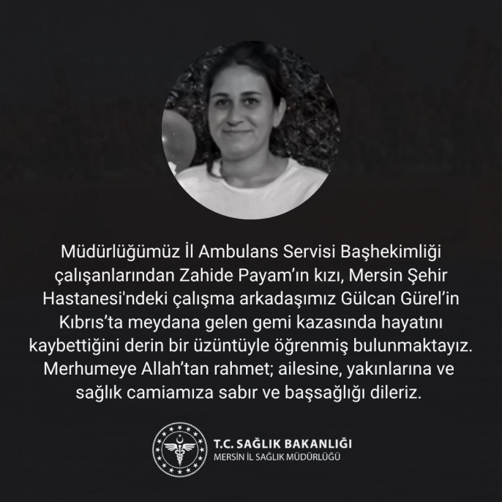 KKTC'deki gemi kazasında Malatyalı Gülcan Gürel'in cansız bedeni bulundu