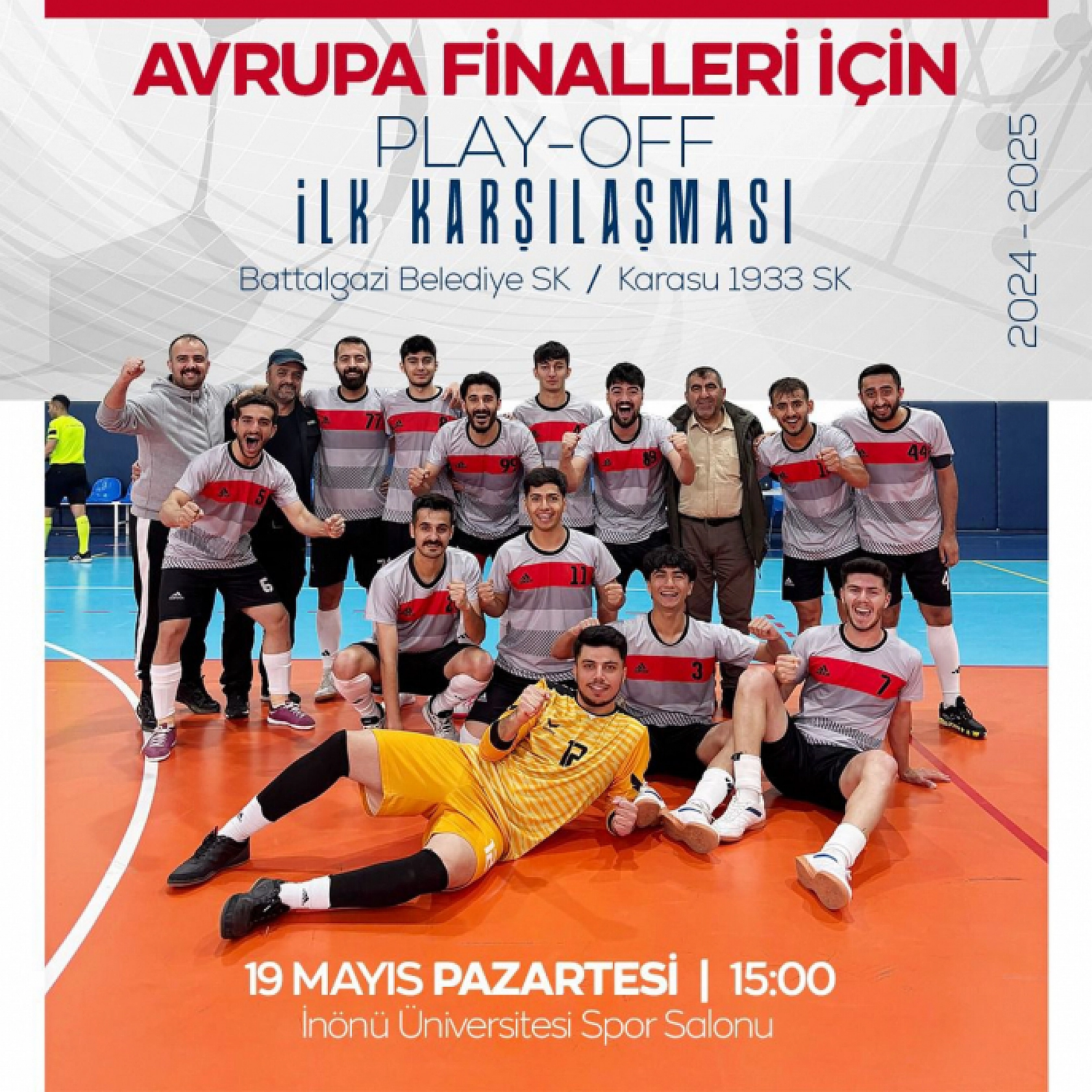 Malatya Futsal Takımı Avrupa Yolunda