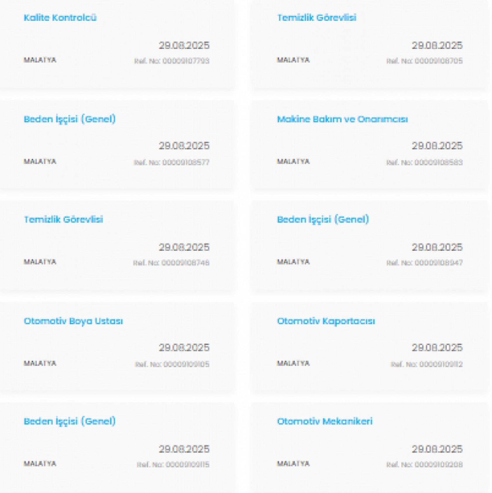 İŞKUR'dan Malatya'ya istihdam atağı: Onlarca meslek dalında personel alımı başladı