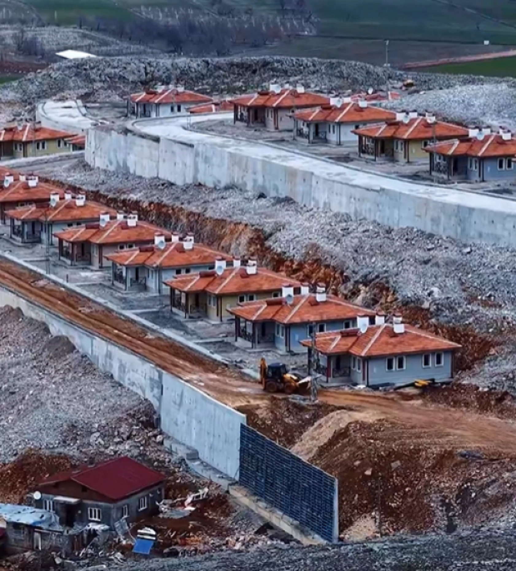 Malatya'da Bir İlçenin Daha Yapımı Tamamlandı: Mahallenin Son Hali Paylaşıldı