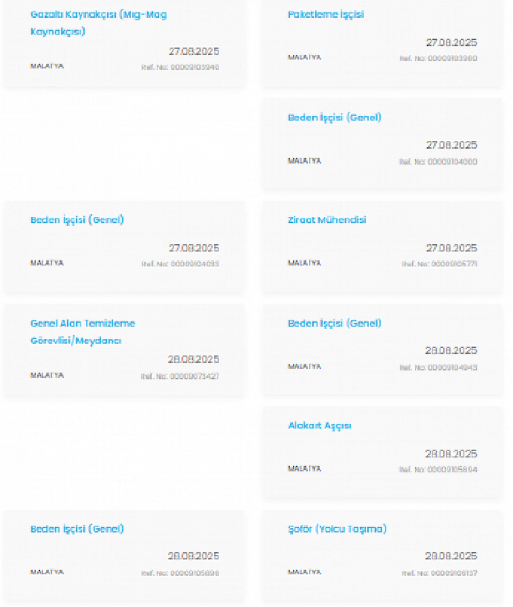 İŞKUR'dan Malatya'ya istihdam atağı: Onlarca meslek dalında personel alımı başladı