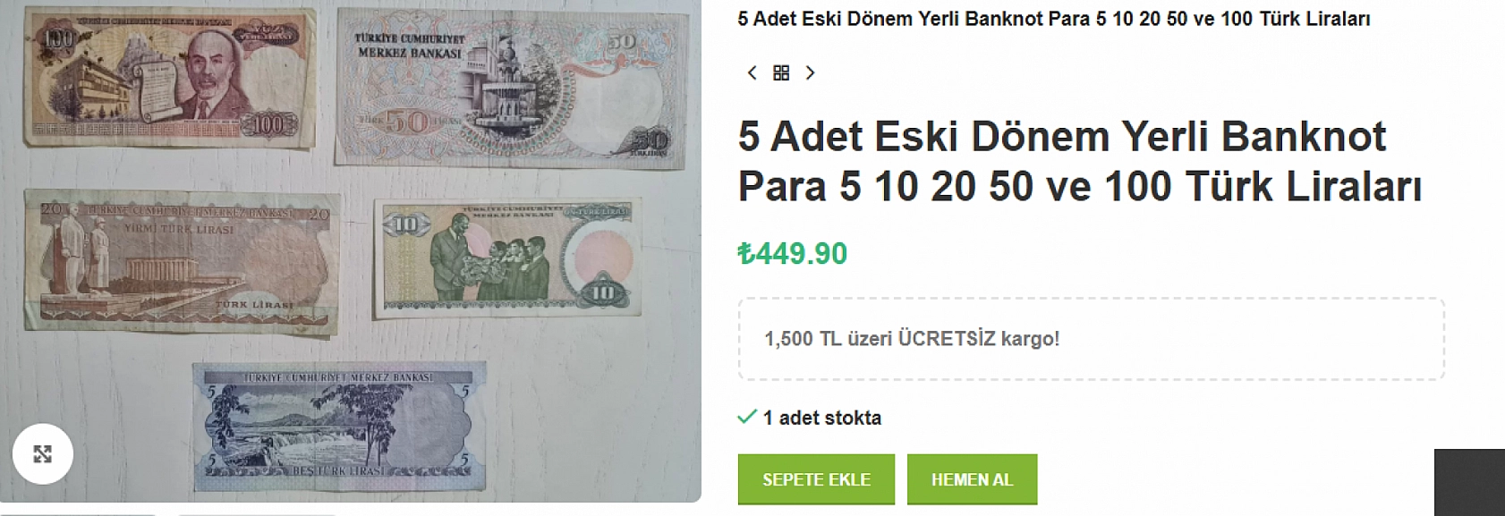 Malatyalı Koleksiyonerlerin Yeni Gözdesi: Eski dönem tarihi kâğıt paralar… 52 Bin Liraya Kadar Alıcı Buluyor