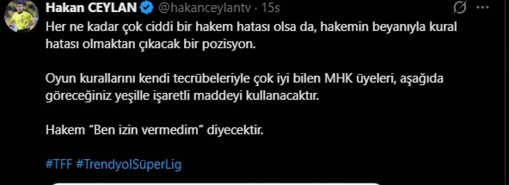 Yeşilyurt - Erciyes maçında kural hatası mı yapıldı ? Kararı TFF verecek…