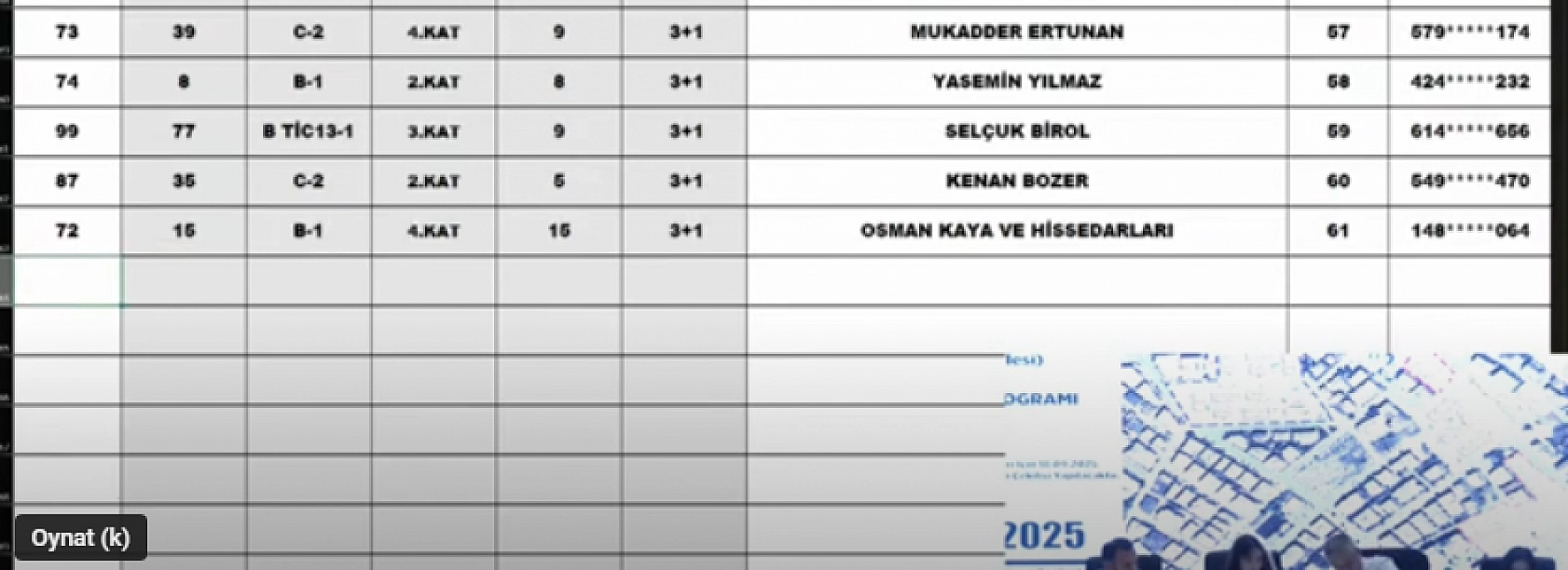 Malatya'da Merkez 9 Projesi kura sonuçları belli oldu: Zaviye Mahallesi'nde hak sahipleri tam liste…