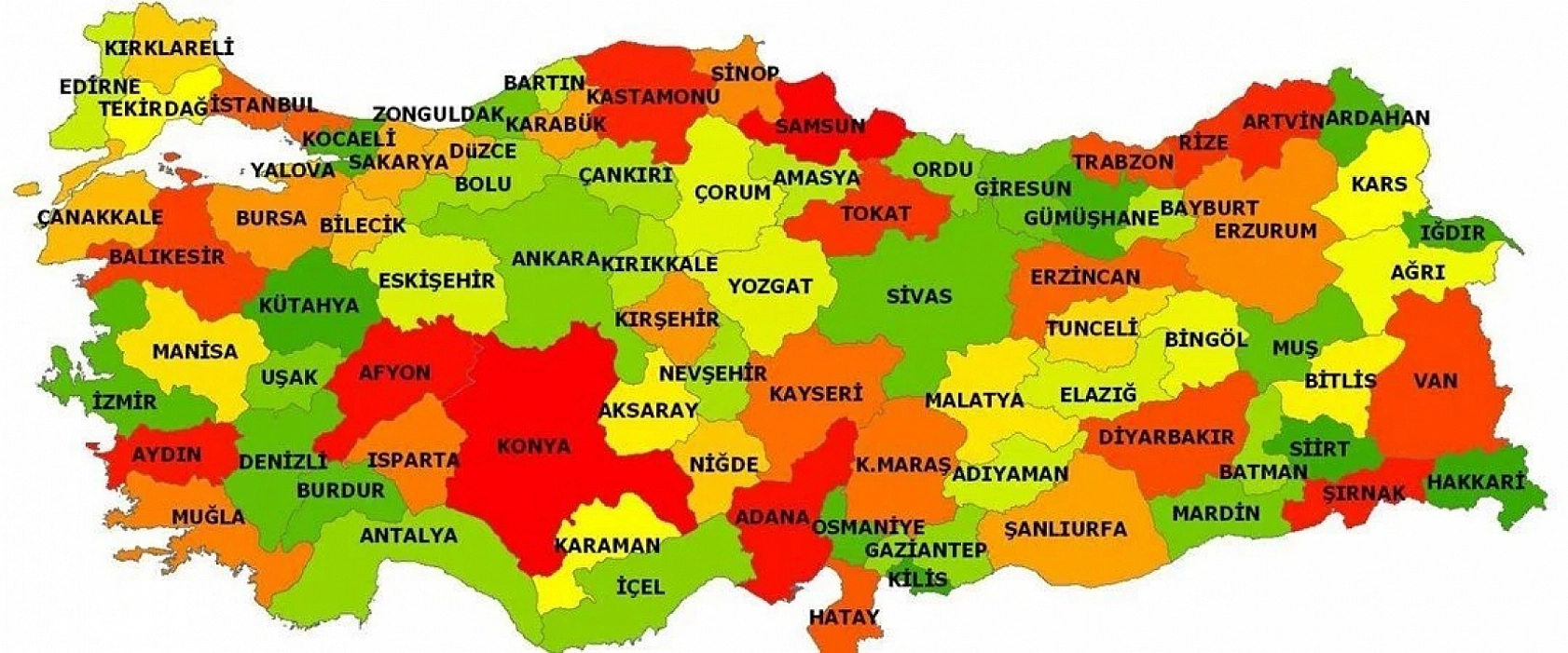 BDDK En Borçlu illeri Açıkladı: İşte Malatya'nın Sırası…