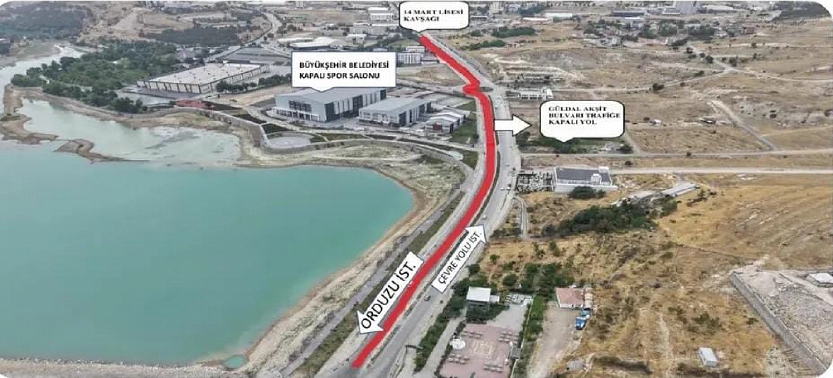 Maça Gidecek ve Sürücüler Dikkat!! Malatya'da Yol Kapanacak!