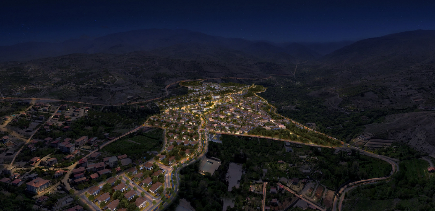 Deprem Sonrası Yeniden İnşa Edilecek Mahallenin Görselleri Yayınlandı