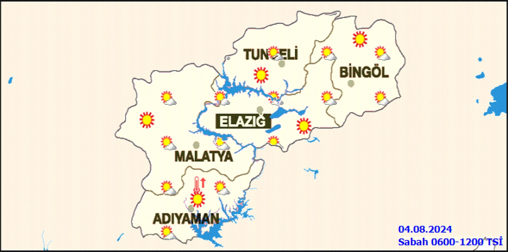 Malatya'yı nasıl bir hava bekliyor? İşte 6 Ağustos hava durumu…