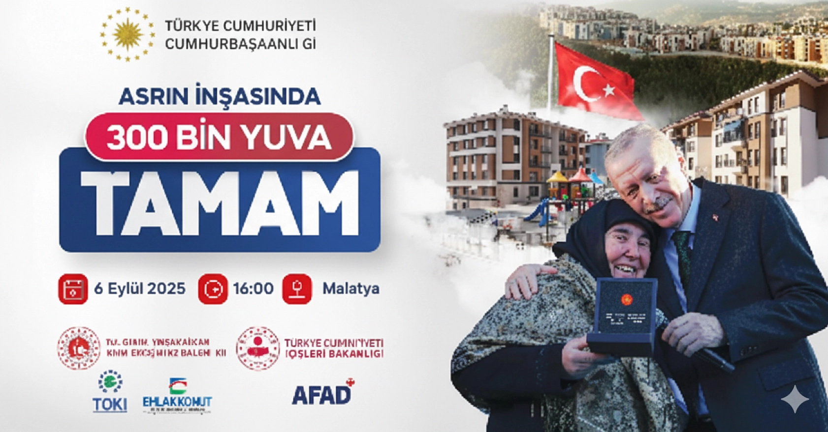 Cumhurbaşkanı Erdoğan'ın Malatya programının detayları belli oldu