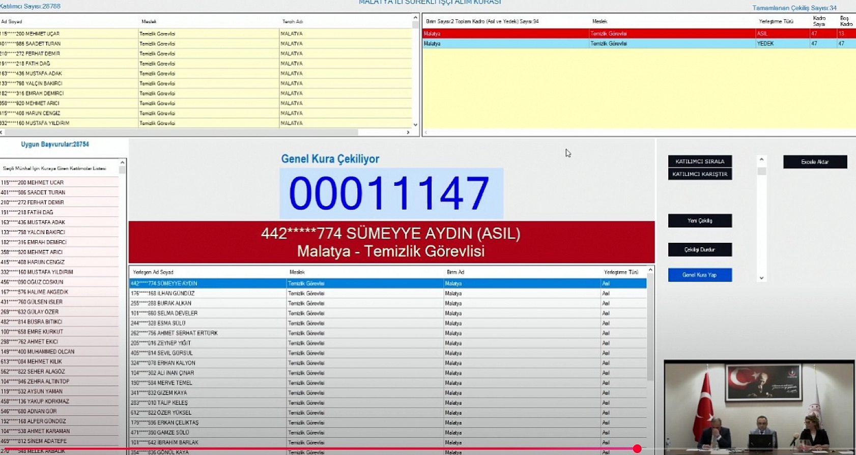 Sağlık Bakanlığı Malatya Kura Çekim Sonuçları Açıklanıyor… İşte Asıl ve Yedek Liste | Canlı İzle
