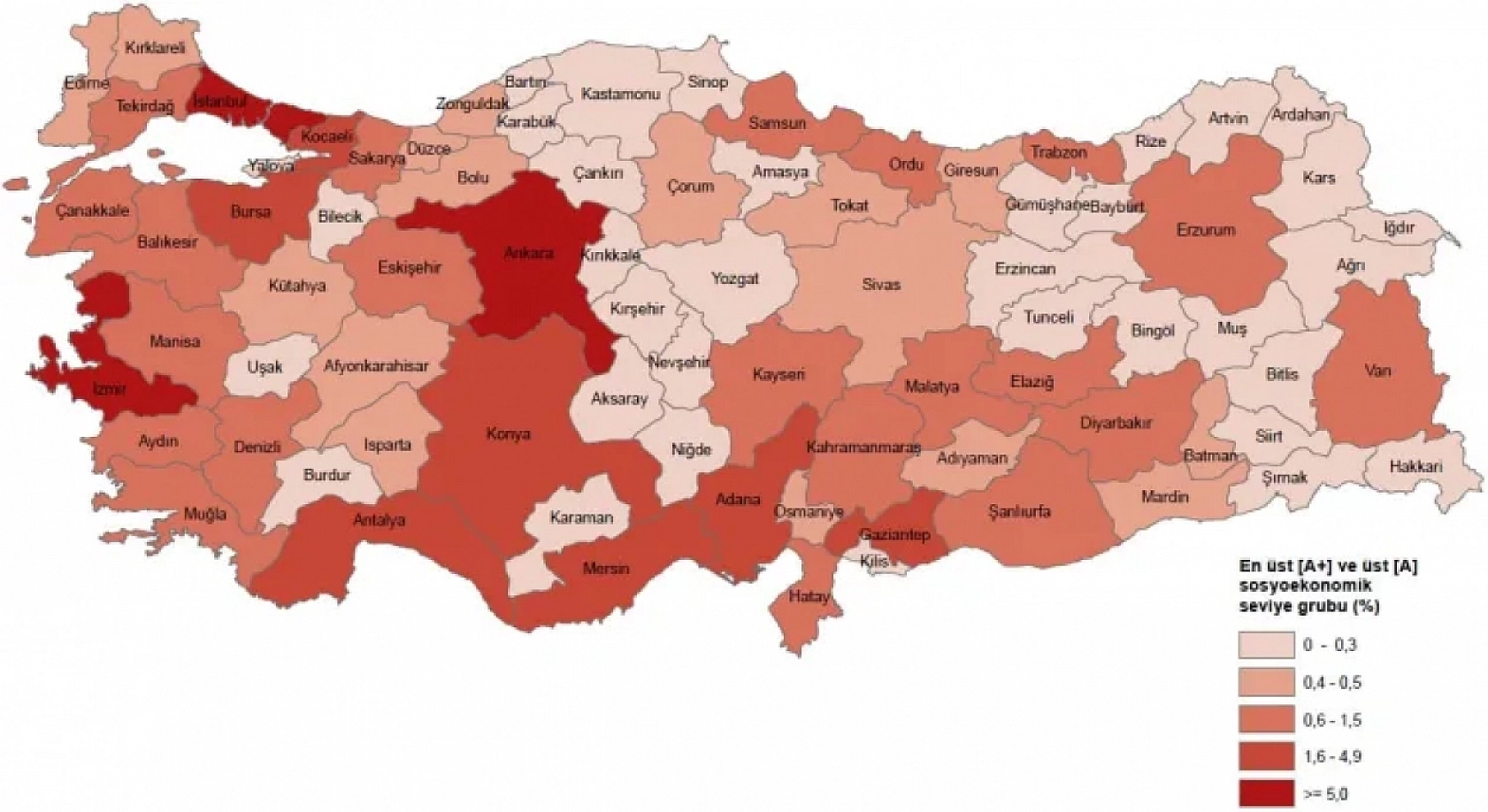 Malatya raporu: En zengin ve en fakir ilçeler belli oldu…