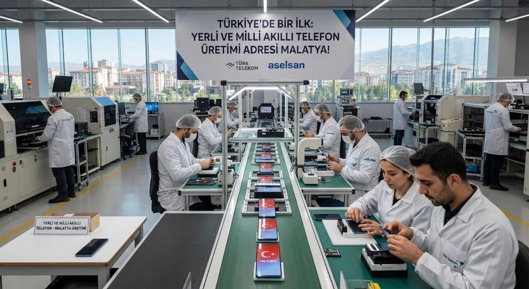Türkiye'de bir ilk: ASELSAN Malatya'da telefon üretilecek...