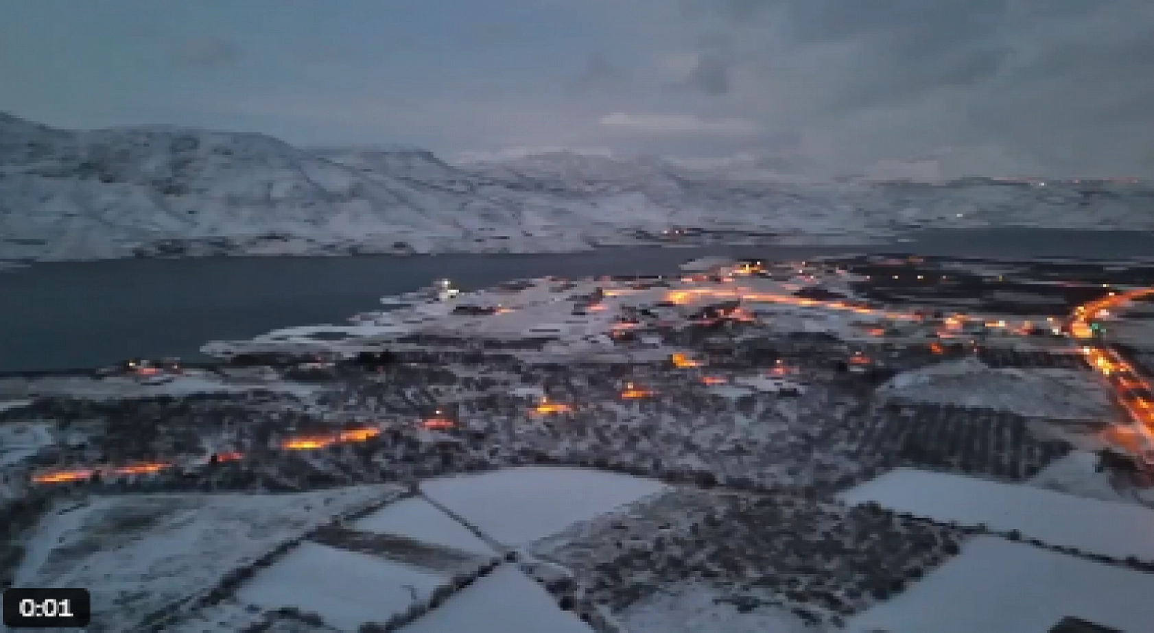Malatya'da kış sessizliği dron görüntüleriyle birleşti