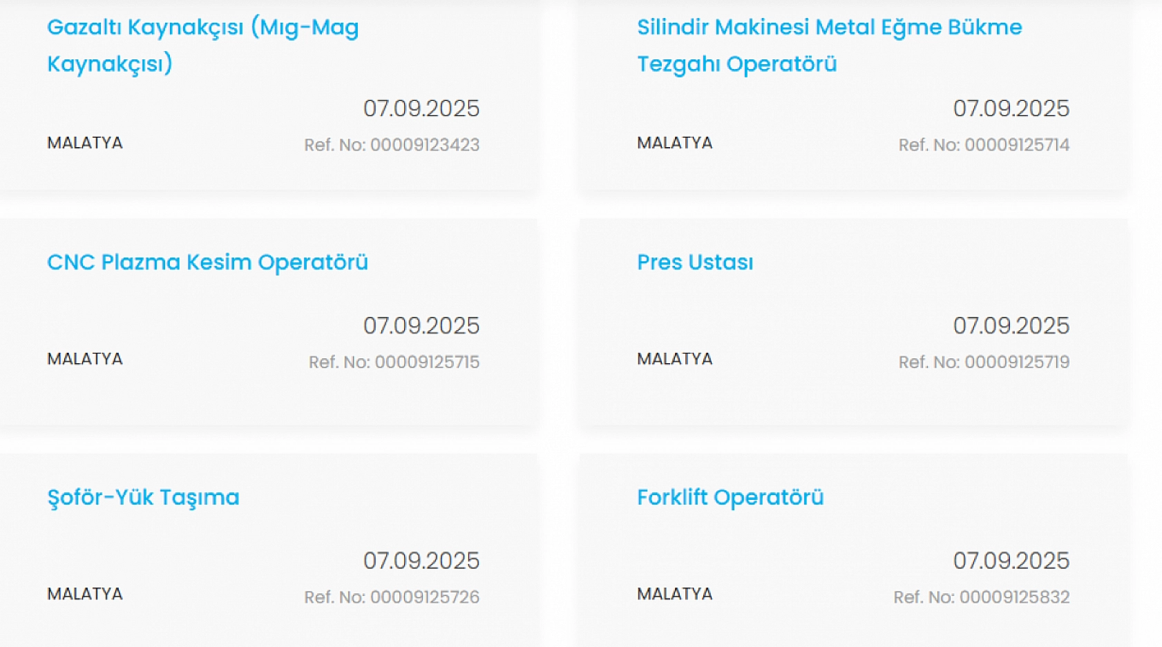 İŞKUR'dan Malatya'ya İstihdam Atağı: Onlarca Meslek Dalında Personel Alımı Başladı…