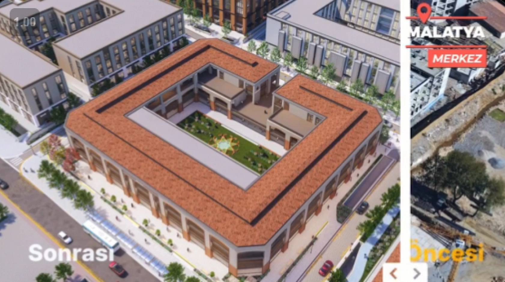 Malatya'nın Kalbi Yeniden Atmaya Başlayacak! Malatya Çarşısı'nın Son Hali...