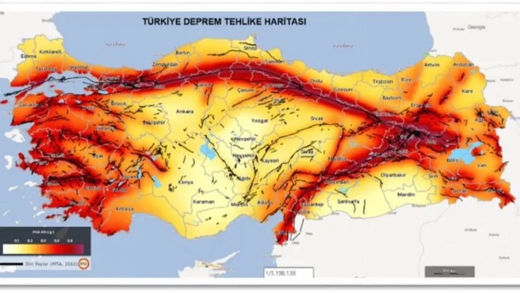 MTA, 2025 Diri Fay Haritası'nı Yayınladı: Evimin Altından Fay Hattı Geçiyor mu?