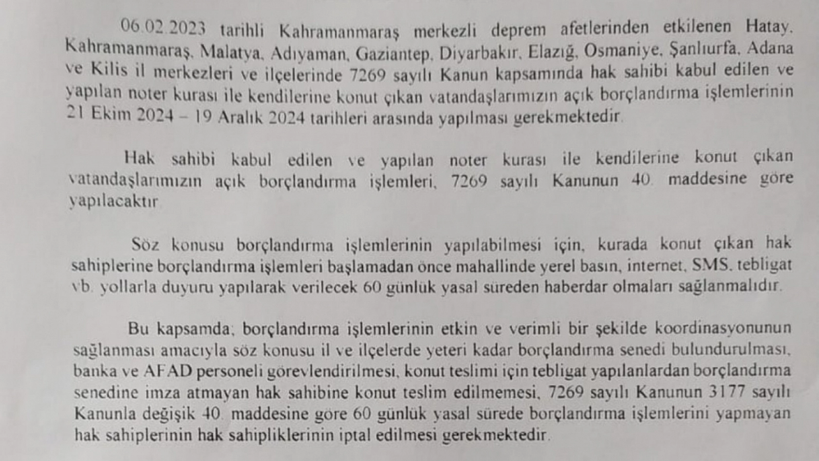 Malatya'da Hak Sahibi Olanlar İçin Açık Borçlanma İşlemleri Başladı… İşte Detaylar