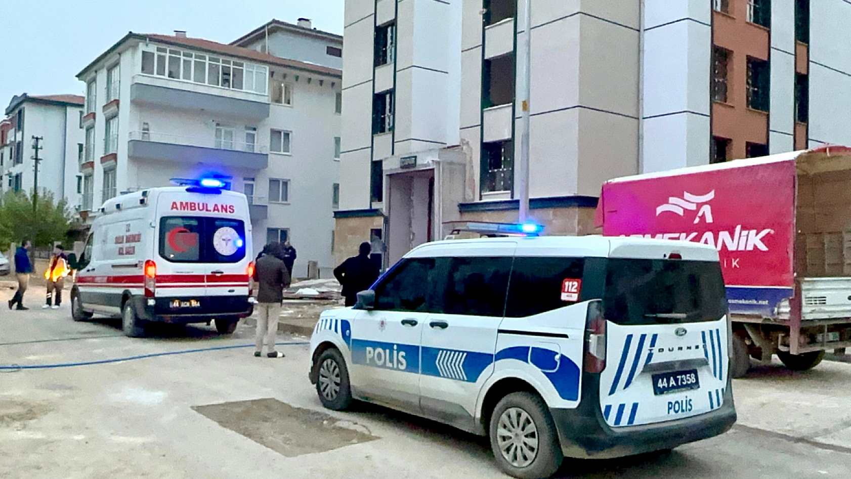 Malatya'da şantiyede ısınma felakete dönüştü: 1 ölü, 3 yaralı