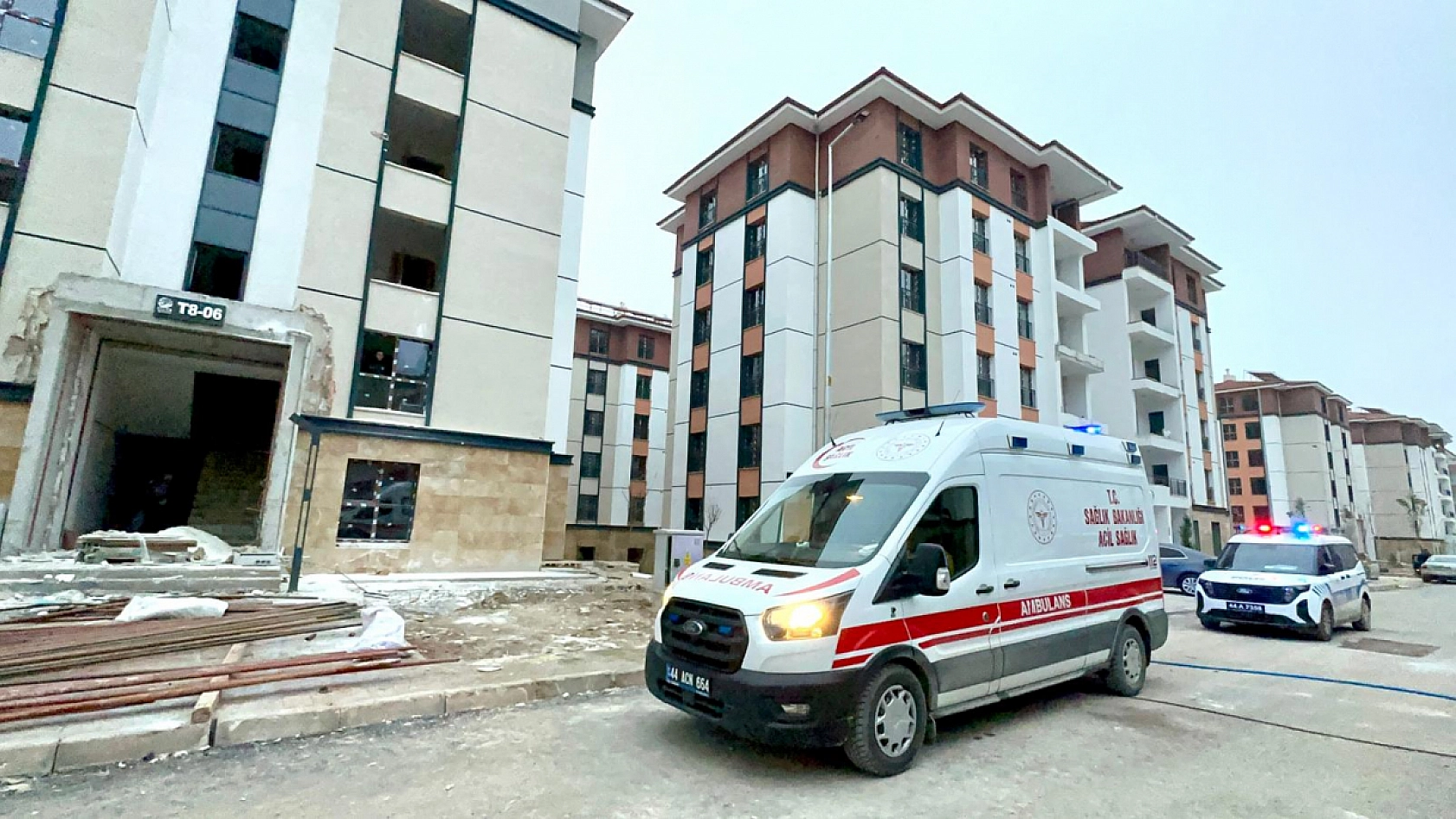 Malatya'da şantiyede ısınma felakete dönüştü: 1 ölü, 3 yaralı