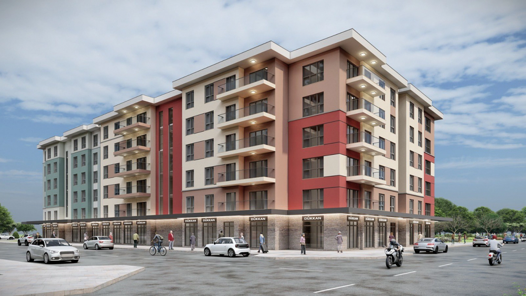 Malatya'da Bir Proje Daha Hazır: İşte Bin 316 Konut, 413 İş Yerinin Görselleri!