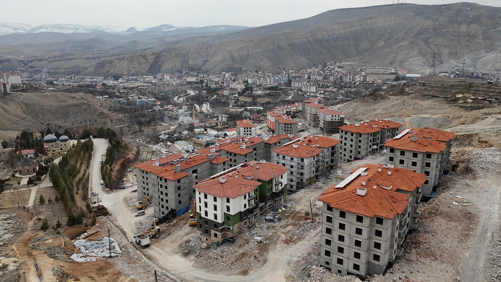 Malatya'da Yeni Konutlar Yükseliyor: İşte Dron Görüntüleri!