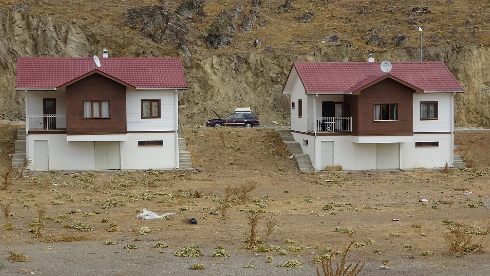 Malatya'da 2 İlçesinde 6 Ayda Villa Tipi Evler Yapıldı...