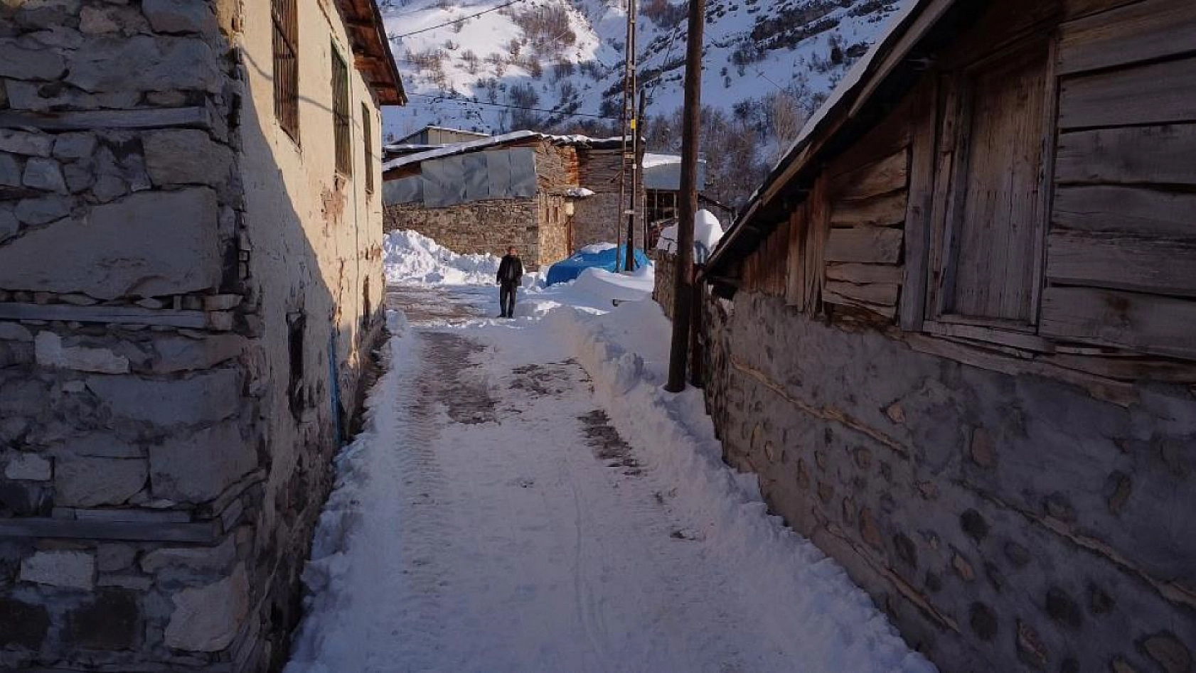 Malatya'da Karlı Yaşam Dronla Görüntülendi!