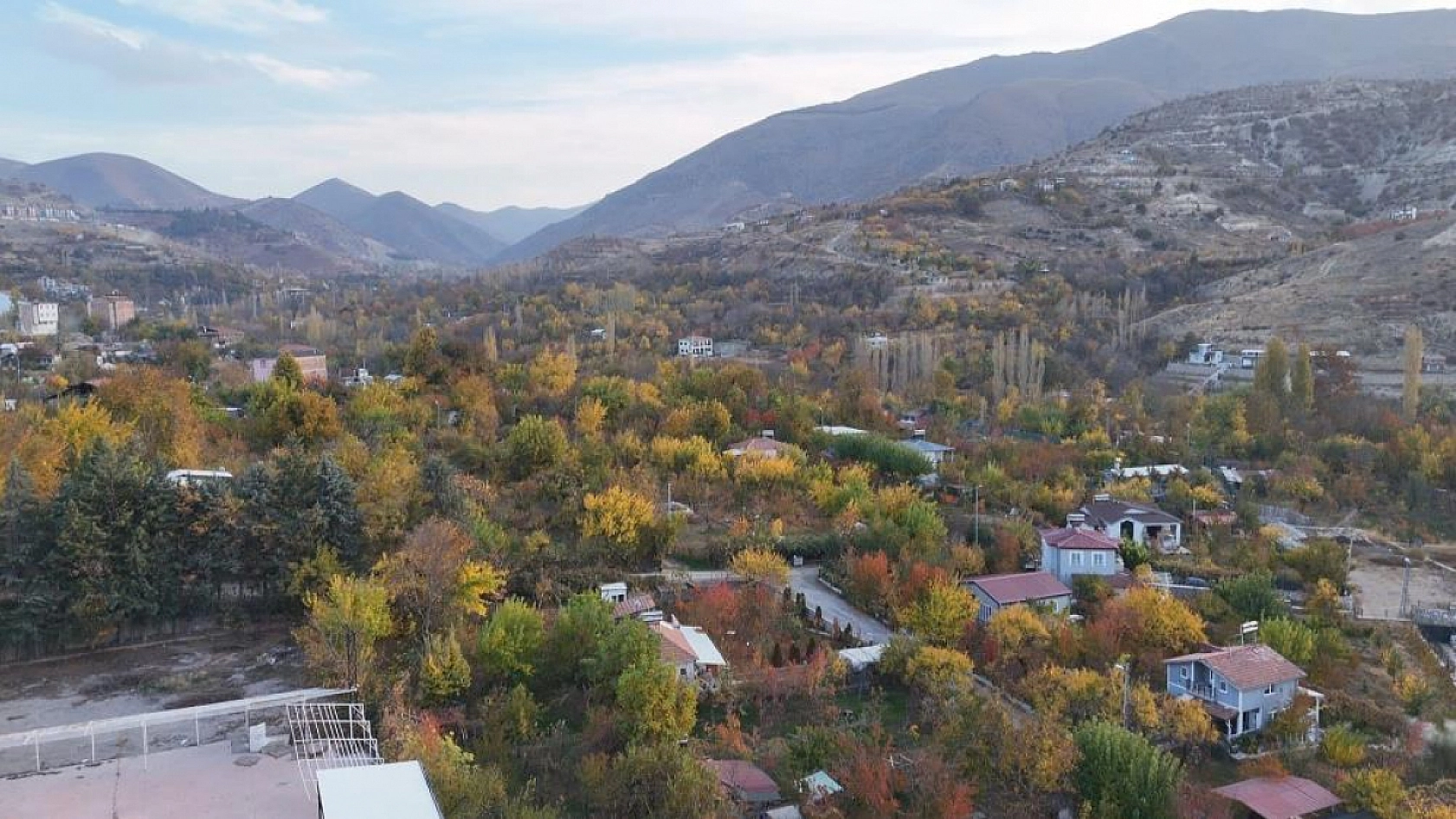 Malatya'da sonbahar tüm güzelliğiyle görsel şölene dönüştü