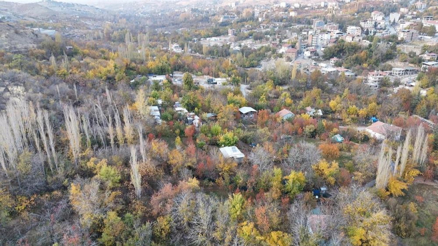 Malatya'da sonbahar tüm güzelliğiyle görsel şölene dönüştü
